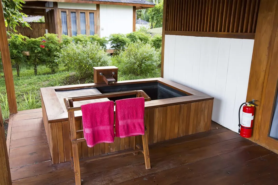 Onsen balcony